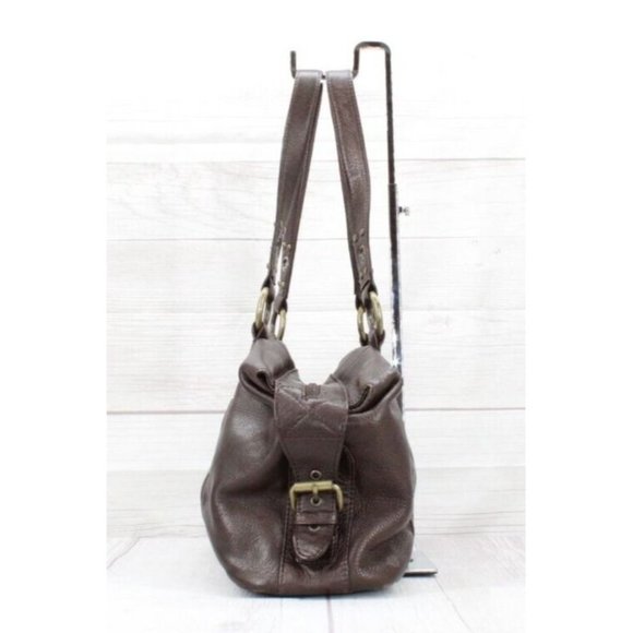 Hobo International Brown Pebbled Leather Purse Hobo Shoulder Bag - Picture 3 of 9